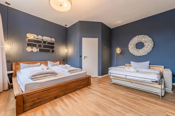 Schlafzimmer  Hotel Seepferdchen | Zimmer 7 | Eckernförde