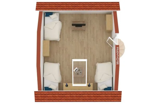 Ferienhaus Himmelblau in Jabel Grundriss  Himmelblau