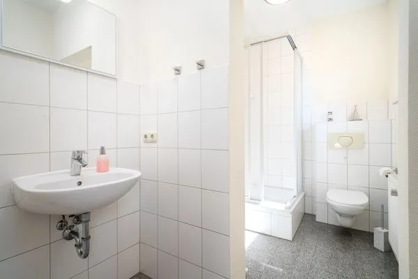 Ferienhaus Seaside House Blick in das Gäste-WC  Seaside House