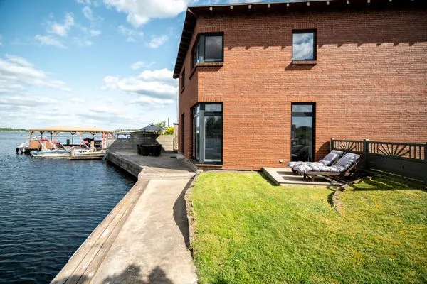 Ferienhaus Seaside House Blick auf die Terassen  Seaside House