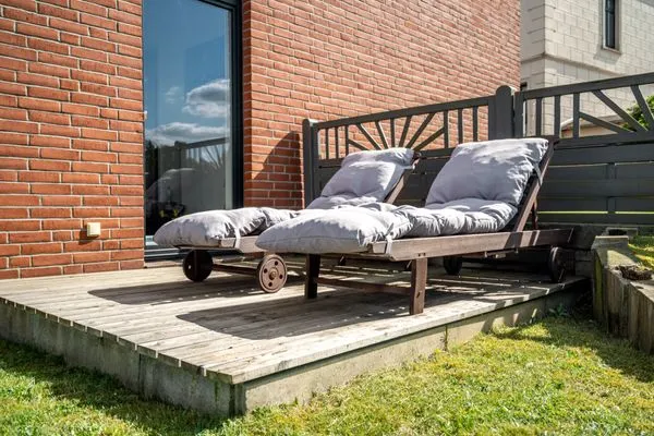 Ferienhaus Seaside House Sonnenliegen am Haus  Seaside House