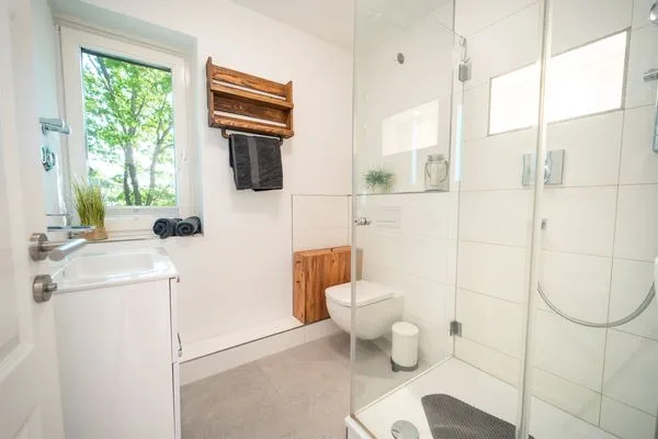 Badezimmer  Sonnendeck - mit zwei Balkonen und Meerblick