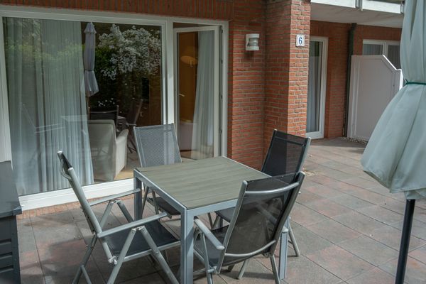  Haus Roseneck Wohnung 2 Norderney - Terrasse