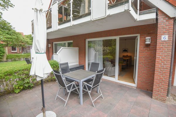  Haus Roseneck Wohnung 2 Norderney - Terrasse