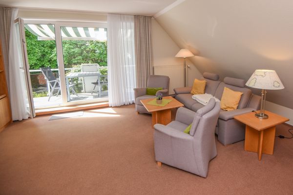  Haus Roseneck Wohnung 5 Norderney - Wohnzimmer