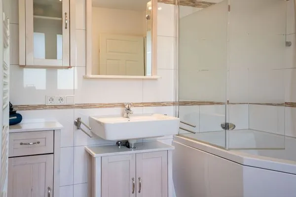 Badezimmer  (BIR14) Ferienhaus am Birkenweg