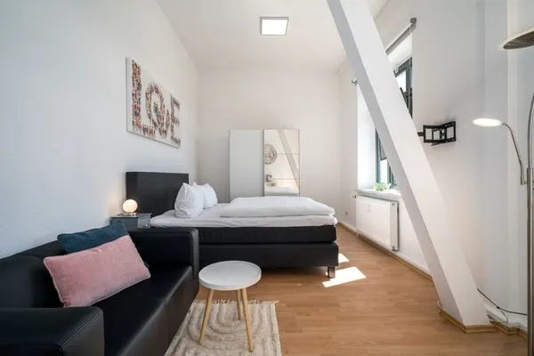 Ferienwohnung SeaLove in Malchow - offener Wohn- und Schlafbereich  SeaLove