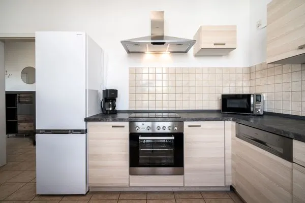 Ferienwohnung BlueSea Malchow - Blick in die Küche  BlueSea