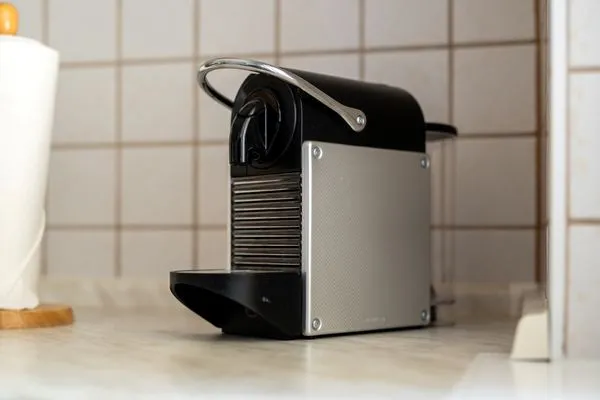 Ferienwohnung Strandgut Malchow - Espressomaschine in der Küche  Strandgut