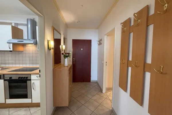 Flur Eingangsbereich Ferienwohnung im Haus Strandstr.22 Kammel App. 34 / TG Platz Nr.112  obere Ebene