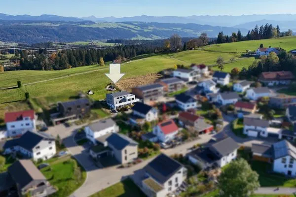 Ferienhaus Allgäutraum Ferienapartment Allgäuträumchen Seenahes Allgäu - Vogelperspektive