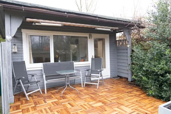 Hauptansicht Haus Kehrwieder Datscha Gartenhaus