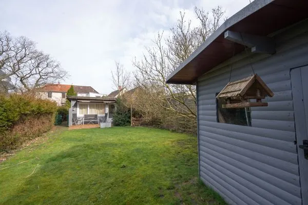 Gartenblick Haus Kehrwieder Datscha Gartenhaus