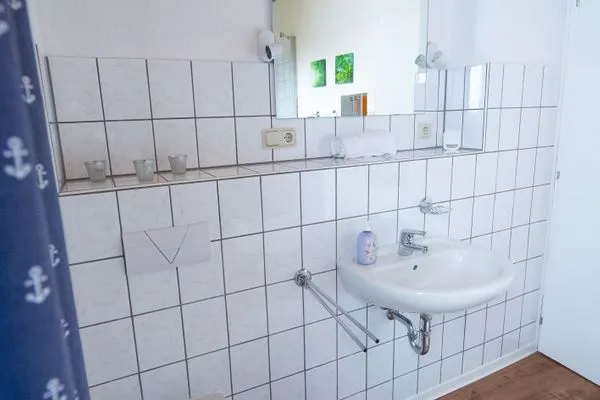 Badezimmer Haus Kehrwieder Wohnung Helgoland