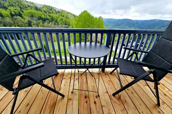 Balkon Ferienland Sonnenwald Ferienwohnung "Weitblick zum Arber" Apartment 15