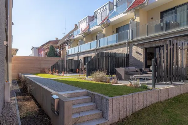 Ferienwohnung Sebastian Malchow - Blick auf die Terrasse  Sebastian