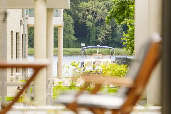 Ferienwohnung Nordlicht in Malchow Wasserblick von der Terrasse aus  Nordlicht