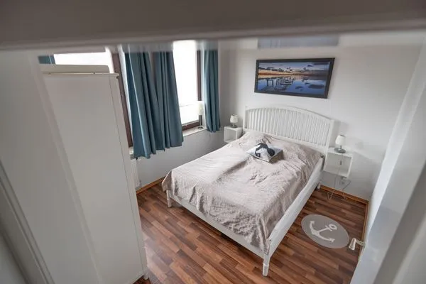 Schlafzimmer Haus Kehrwieder Wohnung Helgoland