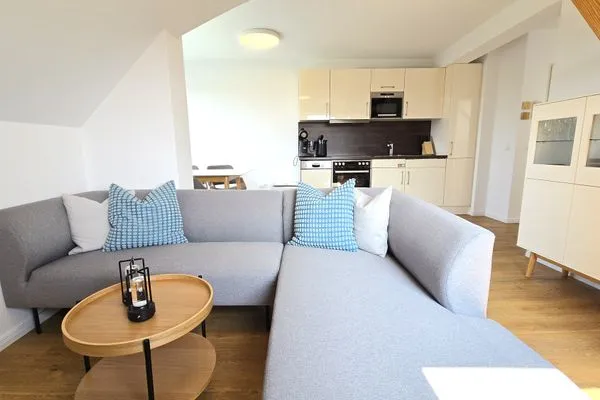 Wohnzimmer  Ferienwohnung "Ostseebude 11" am Schönberger Strand