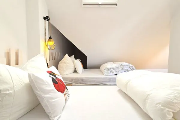 Schlafzimmer  Ferienwohnung "Ostseebude 11" am Schönberger Strand