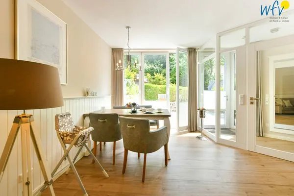 Wohnzimmer Ferienhaus "Meine Insel Juist" Ferienwohnung Düne