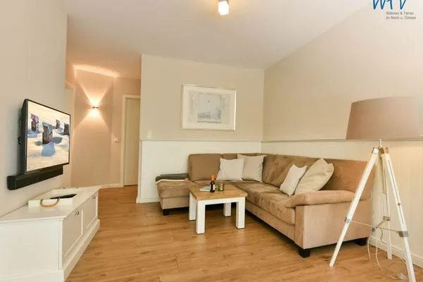 Wohnzimmer Ferienhaus "Meine Insel Juist" Ferienwohnung Düne