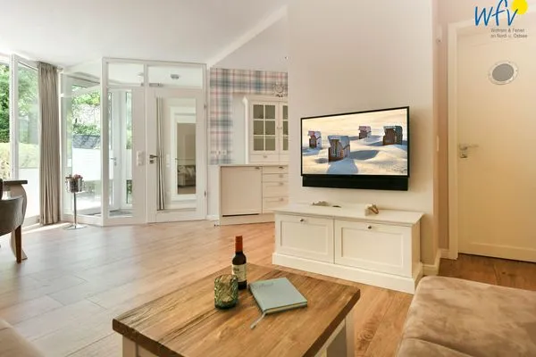 Wohnzimmer Ferienhaus "Meine Insel Juist" Ferienwohnung Düne