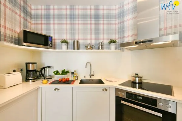 Küche / Küchenzeile Ferienhaus "Meine Insel Juist" Ferienwohnung Düne