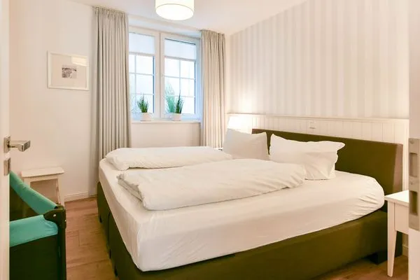 Schlafzimmer Ferienhaus "Meine Insel Juist" Ferienwohnung Düne