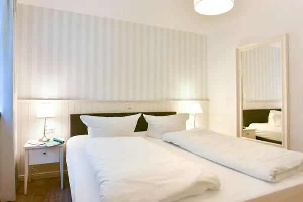 Schlafzimmer Ferienhaus "Meine Insel Juist" Ferienwohnung Düne