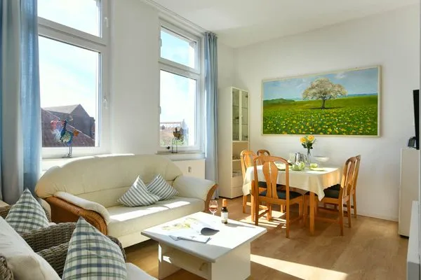 Wohnzimmer Haus Carl Stegmann Ferienwohnung FADAMA-HIN