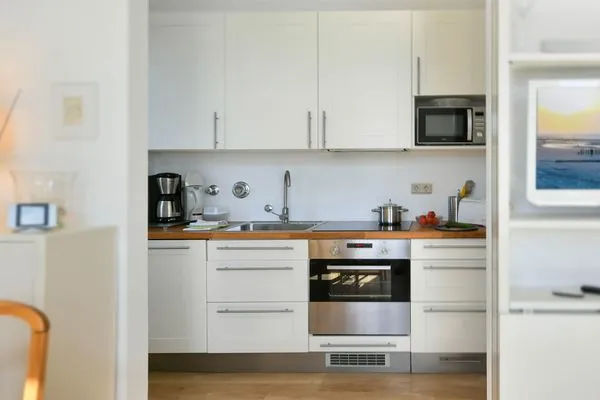 Küche / Küchenzeile Haus Carl Stegmann Ferienwohnung FADAMA-HIN