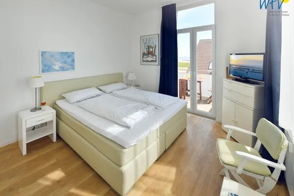 Schlafzimmer Haus Carl Stegmann Ferienwohnung FADAMA-HIN