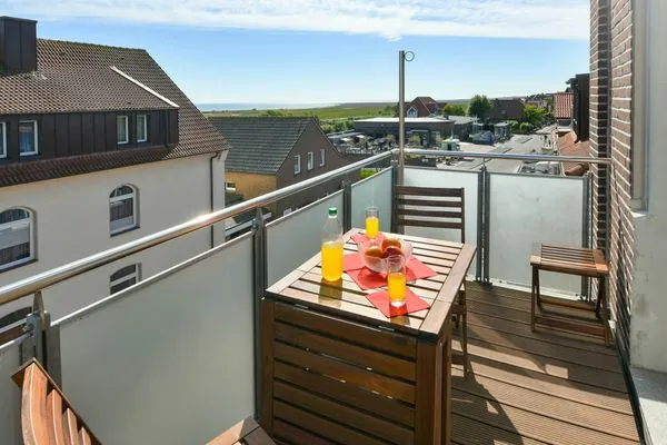 Balkon Haus Carl Stegmann Ferienwohnung FADAMA-HIN
