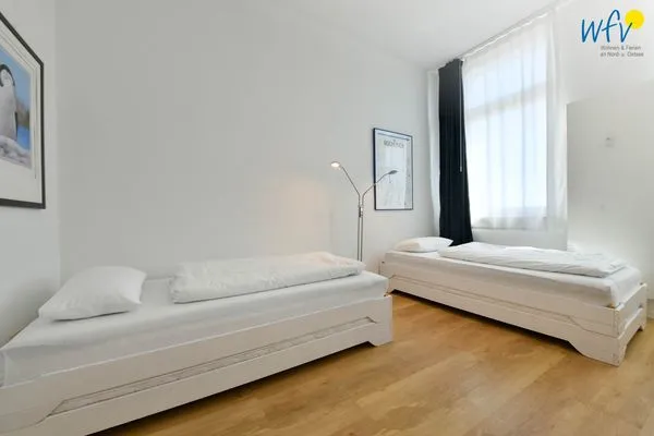 Schlafzimmer Haus Carl Stegmann Ferienwohnung FADAMA-HIN
