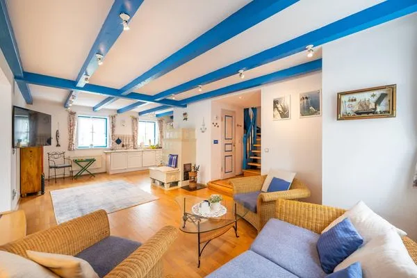 Wohnzimmer  Kapitänshaus "Frische Brise"