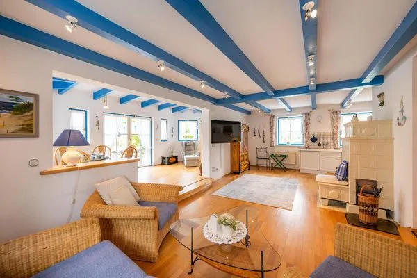 Wohnzimmer  Kapitänshaus "Frische Brise"