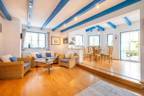 Wohnzimmer  Kapitänshaus "Frische Brise"