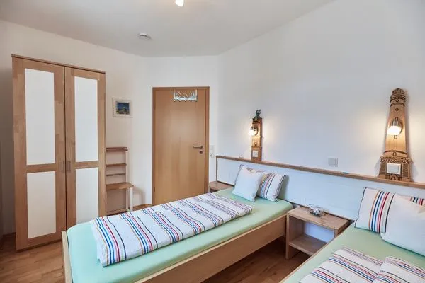 Schlafzimmer  Haus Stella Maris - Ferienwohnung Lichtblick
