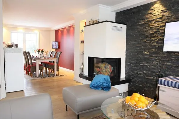 Wohnzimmer  Am Dorfteich 18b, DHH links