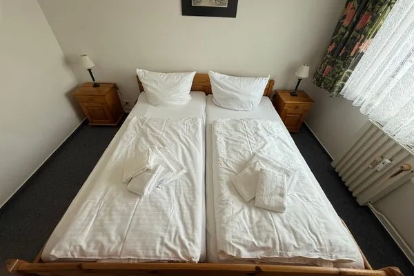 Schlafzimmer Ferienwohnung im Haus Nordland App 48,(Hund)