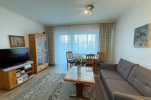 Wohnzimmer Ferienwohnung im Haus Nordland App 47 (Hund)