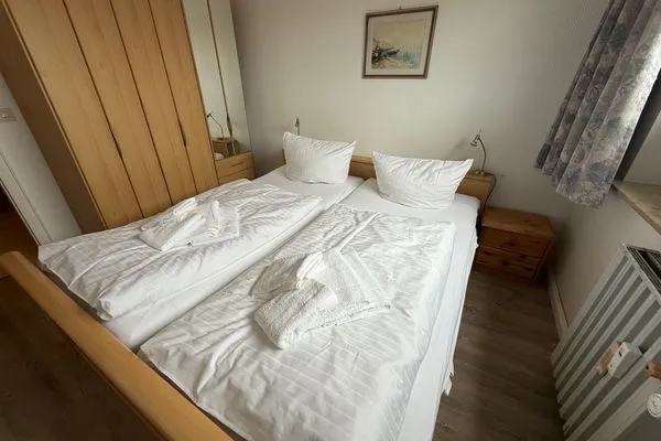 Schlafzimmer Ferienwohnung im Haus Nordland App 47 (Hund)