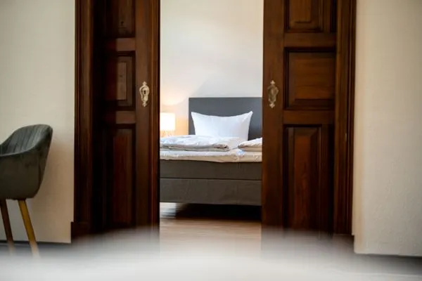 Ferienwohnung InselLiebe in Malchow - Blick in eines der Schlafzimmer  InselLiebe