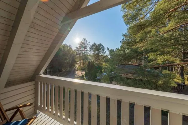 Ferienhaus Leif Balkon mit Zugang zu einem der Schlafzimmer  Leif