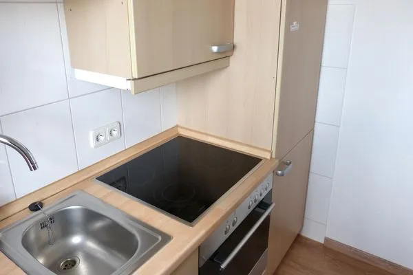 Küche in der Ferienwohnung Alpenstrandläufer in Wittdün auf Amrum Haus *Südspitze 17* Ferienwohnung *Alpenstrandläufer*