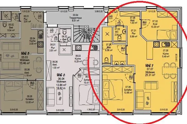 Grundriss  Viktoria 4 you - Whg. 7