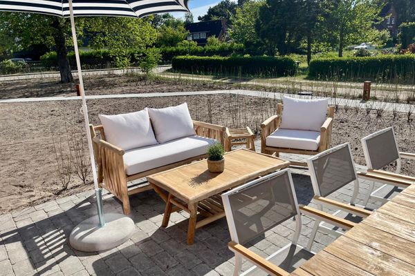  Fährmanns Hüs Wohnung Achterdeck Nebel - Terrasse