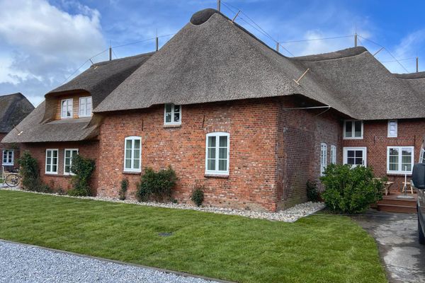  Fährmanns Hüs Wohnung Achterdeck Nebel - Garten