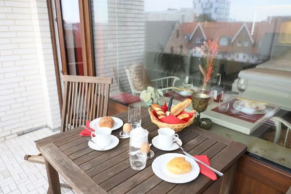 Balkon  Kjeirstr. 34, Whg. 18, Haus Atlanta, Krabbenliebe